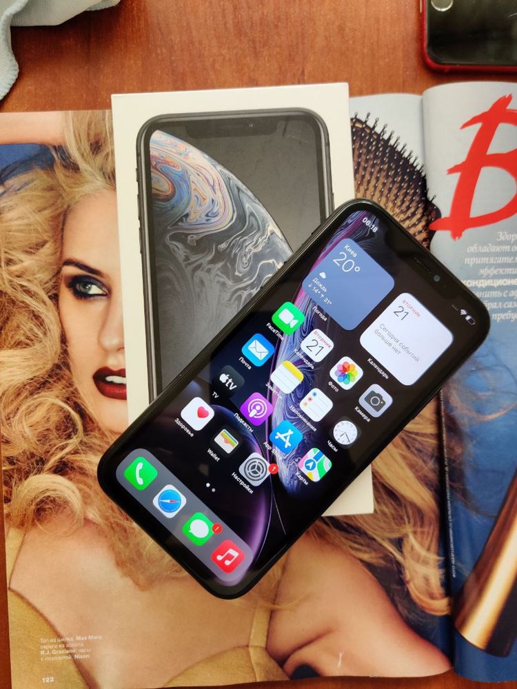 Iphone xr black айфон 64 черный