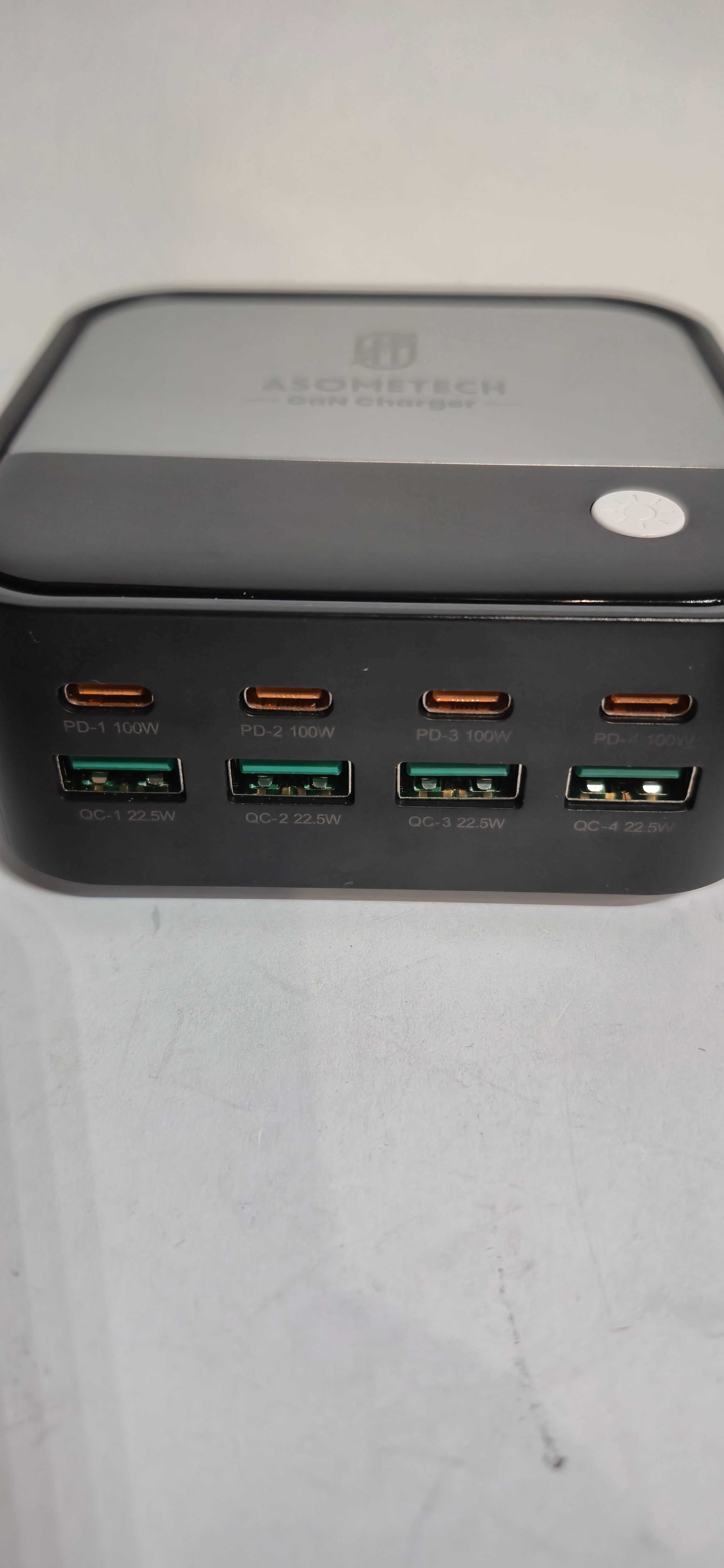 ***Stacja Ładująca Asometech* 4x USB-A * 4x USB-C *Komis Easy Cash***