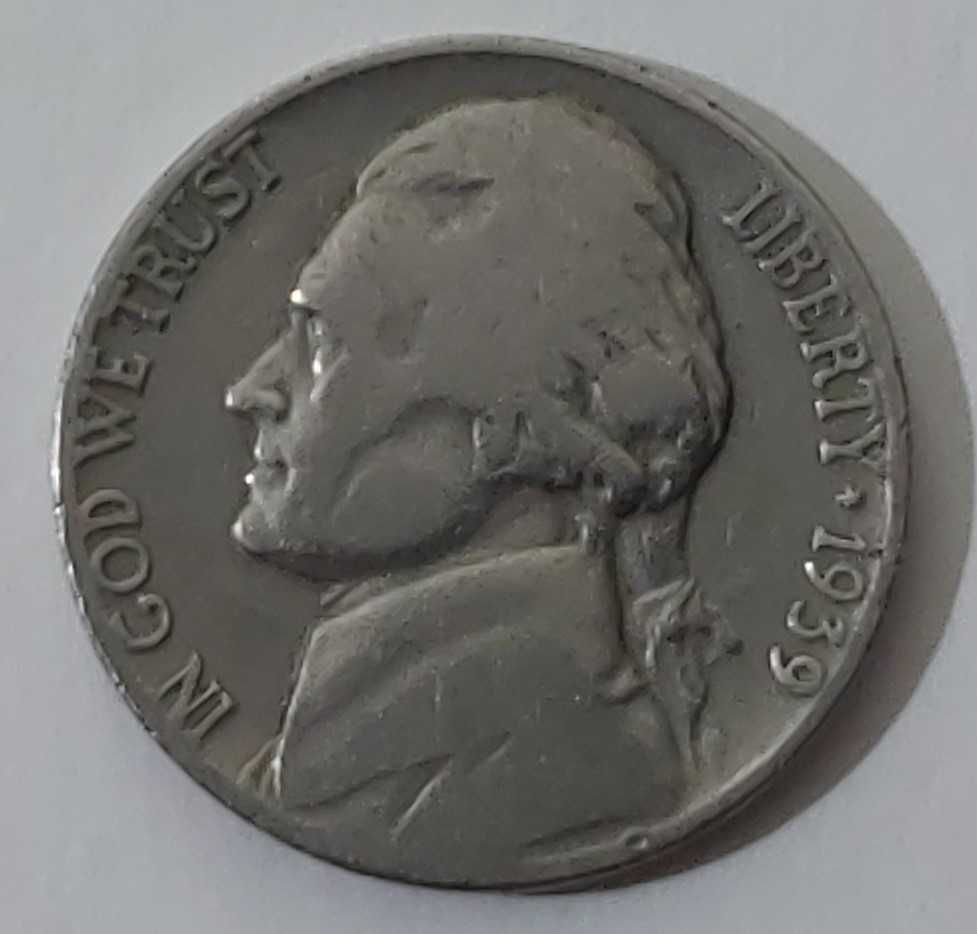 Five cents de 1939, USA ou Jefferson Níckel