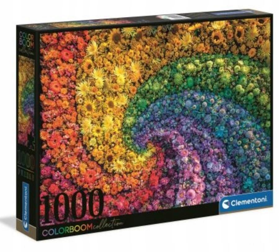 Puzzle 1000 Color Boom Whirl, Clementoni