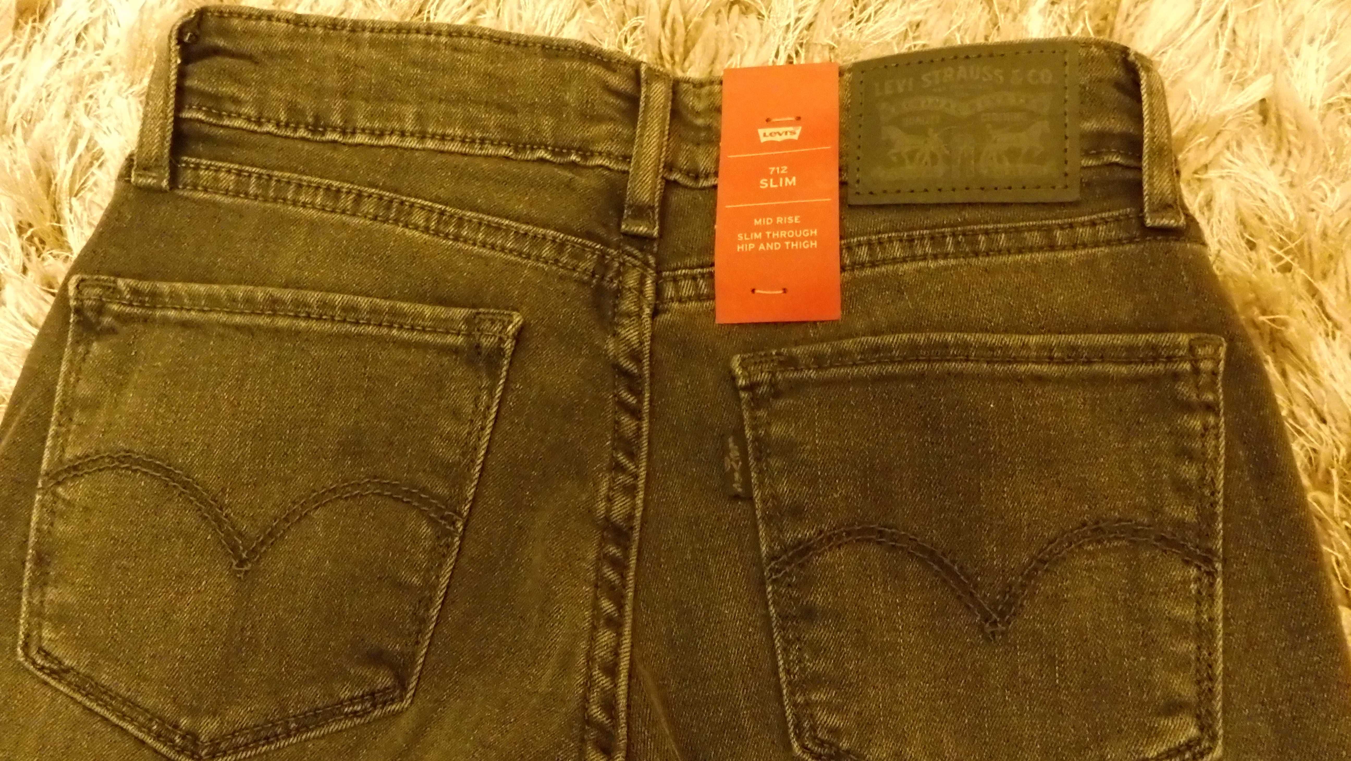 Levi's jeans spodnie 712 Slim  Nowe z USA  z metkami