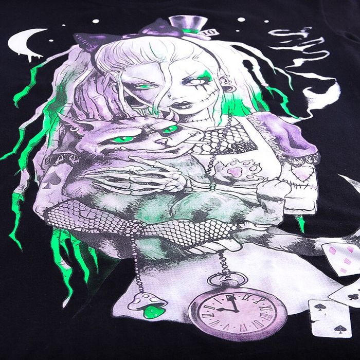 Koszulka damska oversize T-shirt anime harajuku hikigawa - L
