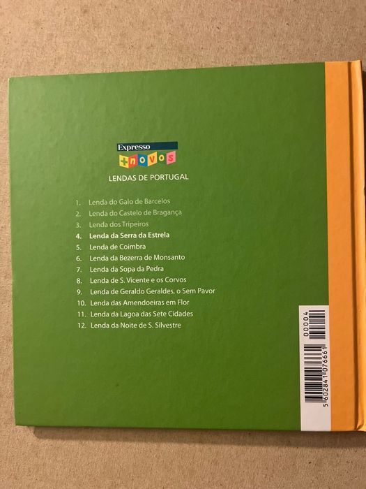 Dois livros lendas de portugal