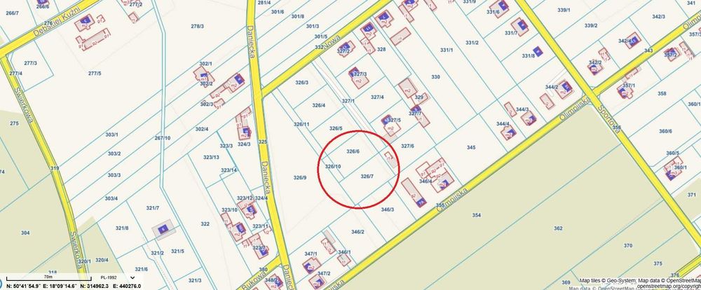 Działki budowlane Szczedrzyk