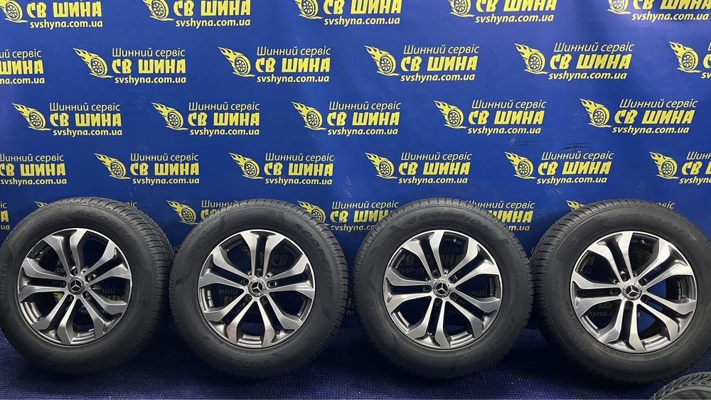 Диски 5x112 R17 Mercedes GLC з шинами 235/65R17 Pirelli