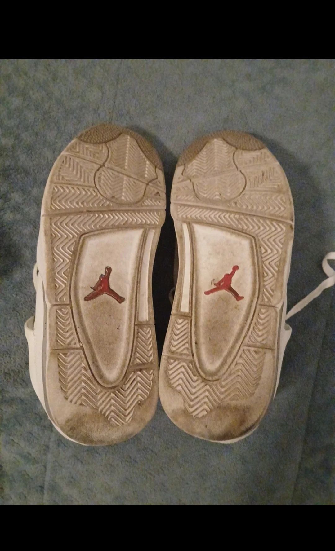 Jordan 4 branco & cinza