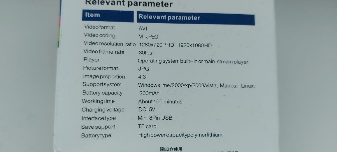 Mini kamera dyskrtny monitoring kamerka