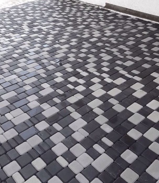 Старе місто цегла баварія бруківка плитка троткарна бордюр