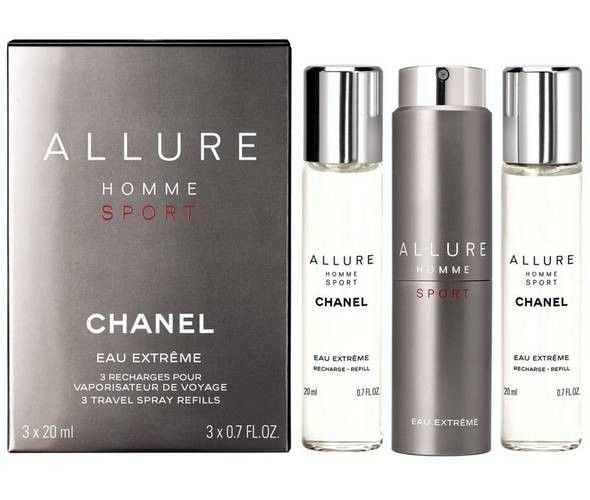 Chanel Allure Homme Sport Eau Extreme Eau de Toilette 3x20ml.