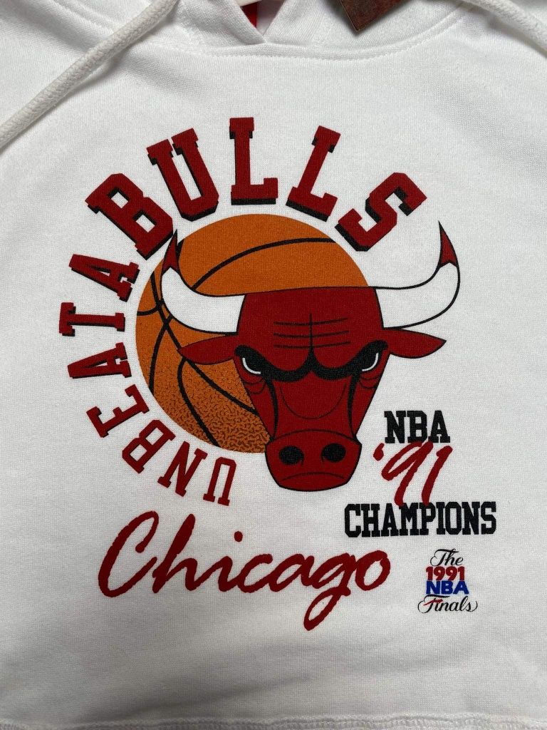 Bluza z kapturem hoodie Mitchell & Ness Chicago Bulls Unbeatabulls r.S