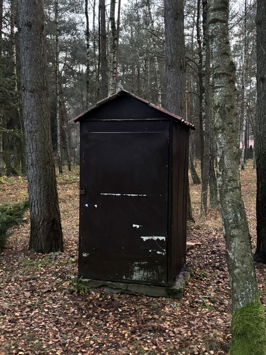 solidna metalowa szopa na narzedzia / domek na narzedzia