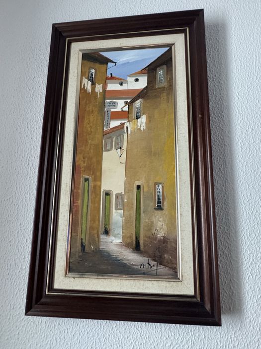 Quadro pintado a oleo