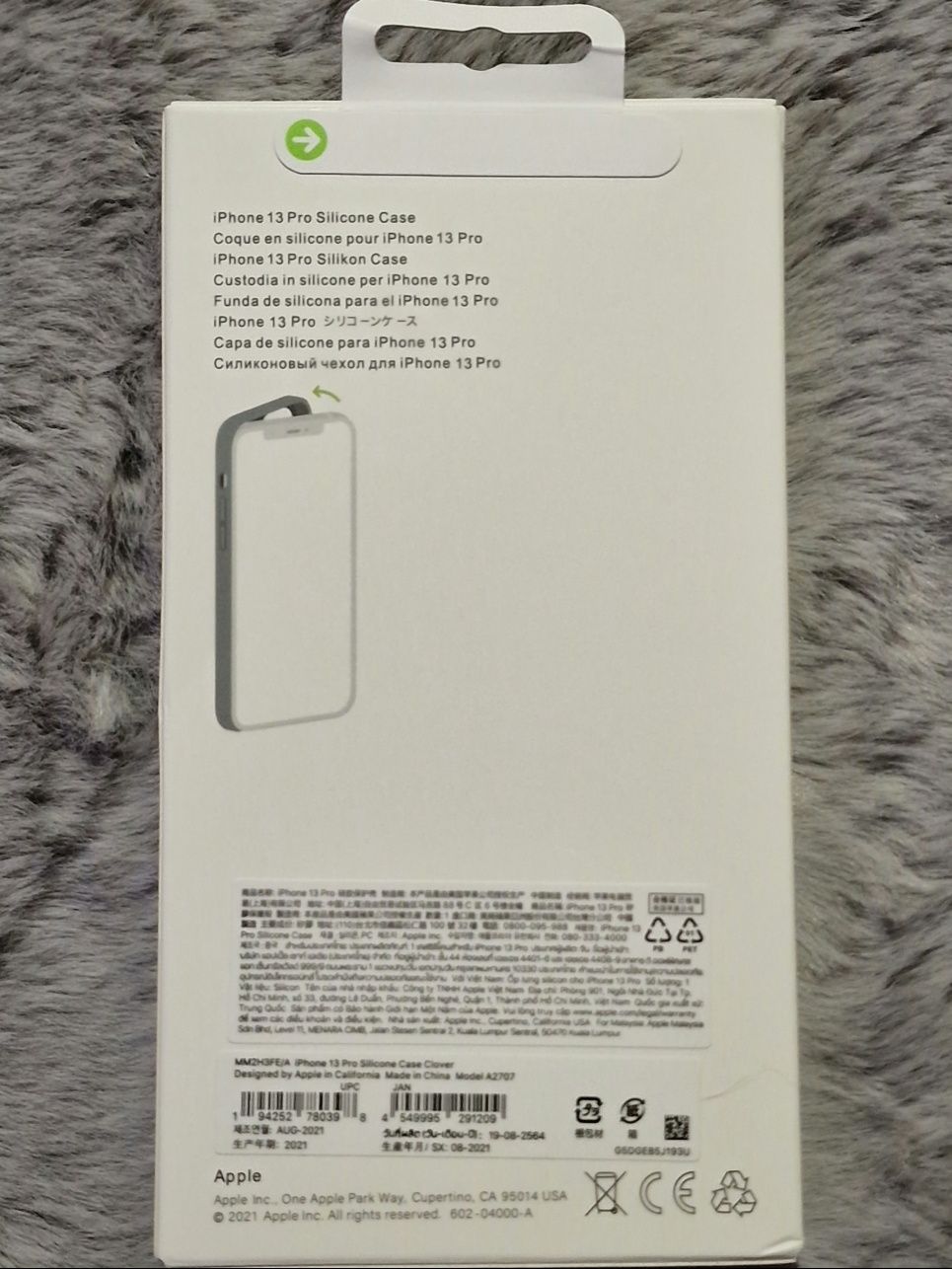 Silicone Case Apple Iphone 13 Pro (Eucalipto)