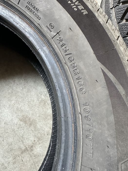 2x całoroczne 215/65R16C Tracmax Allseason Van Saver cena za parę 2023