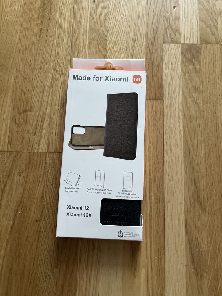 Etui na telefon skorzany xiaomi 12