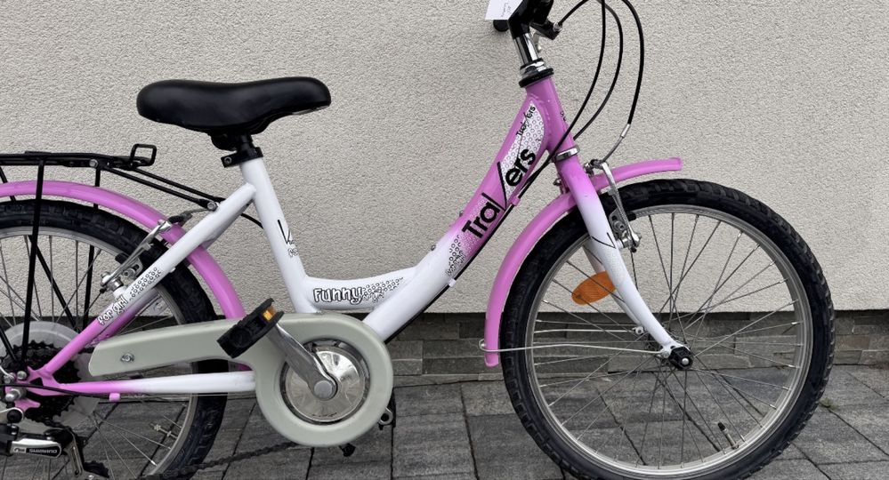 Super stan! Rower Travers koła 20” dla dziewczynki ok. 4-7 lat