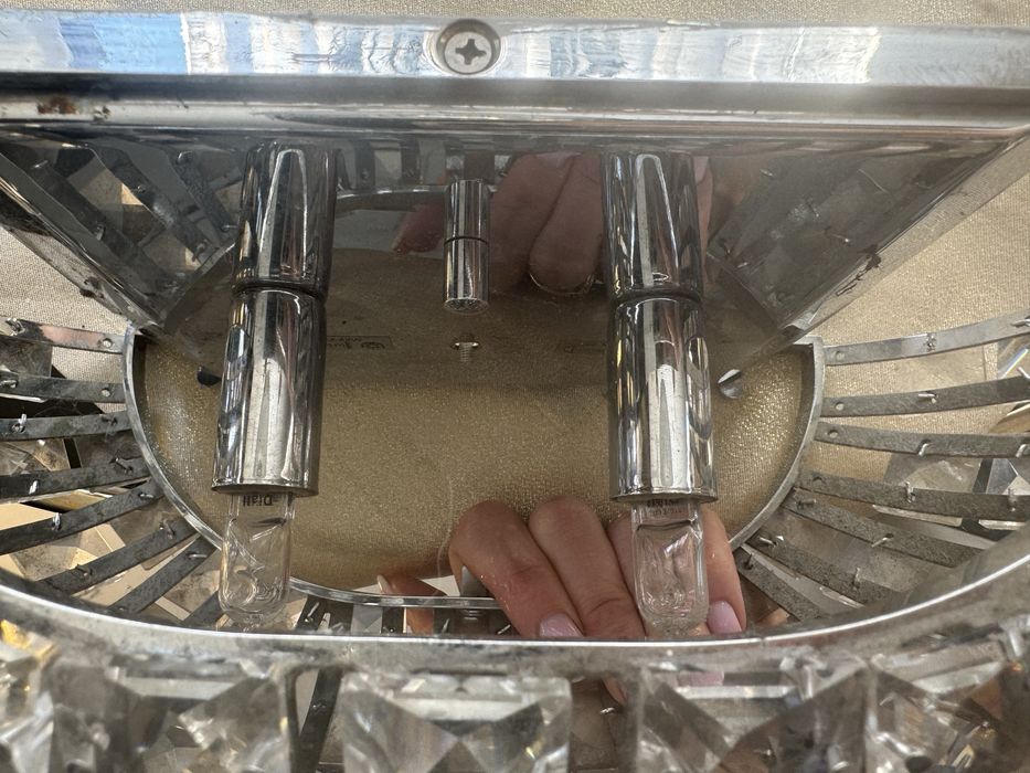 Kinkiet krysztalowy duży