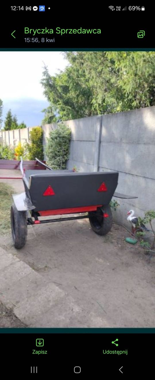 Sprzedam Bryczke bryczka dokart