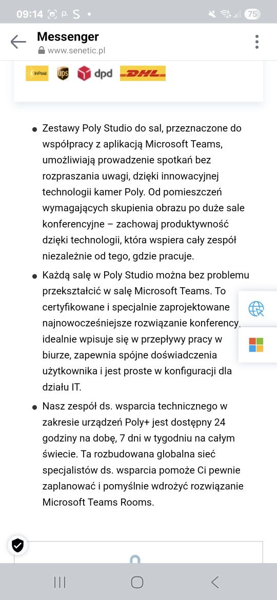 HP Poly 9C923AA  zestaw do wideokonferencji