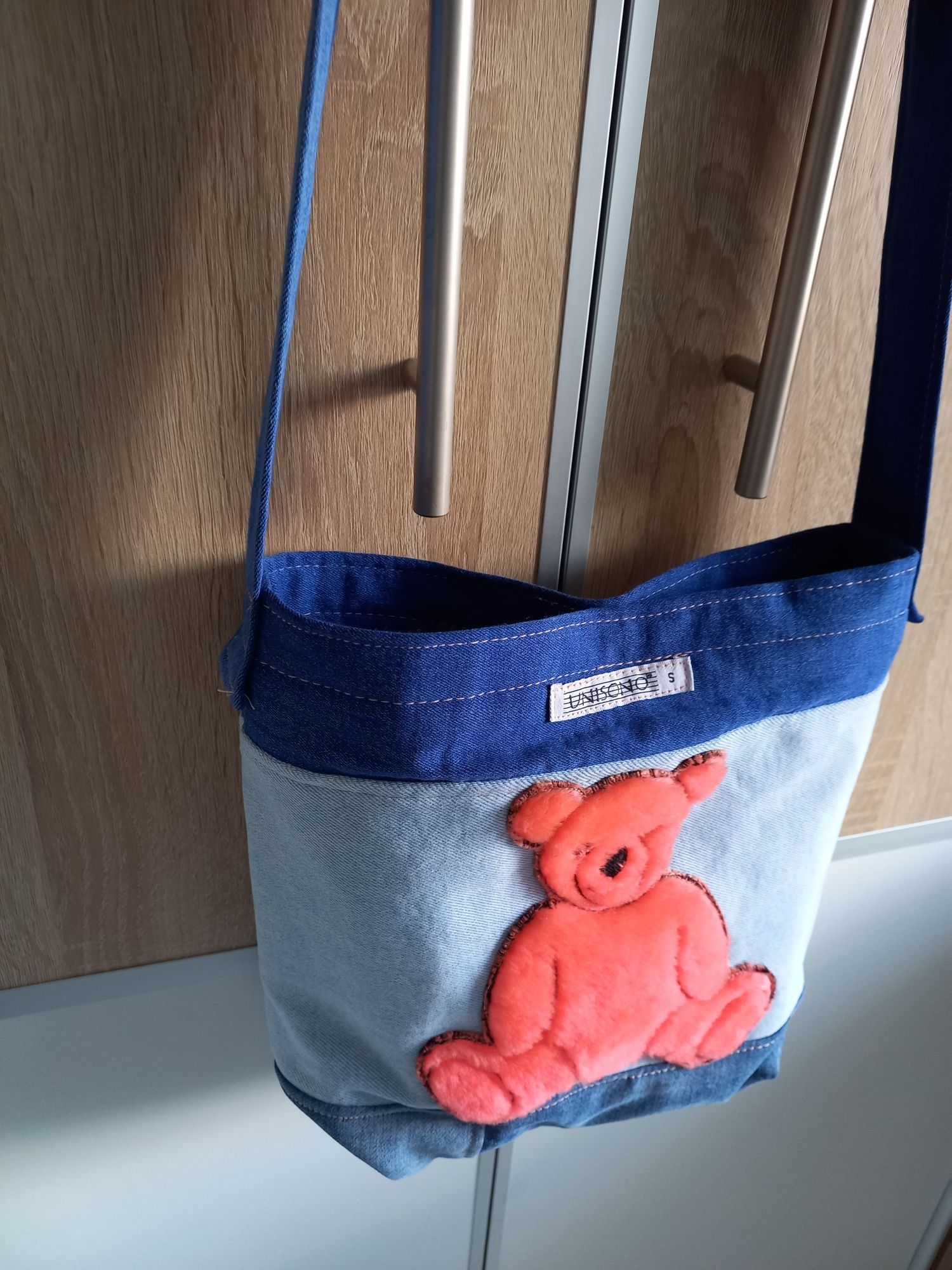 Kombinezon Zara Gratis torebka jeansowa