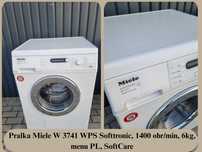 Pralka Miele W 3741 WPS Softtronic, 1400 obr/min, 6kg,menu PL,SoftCare