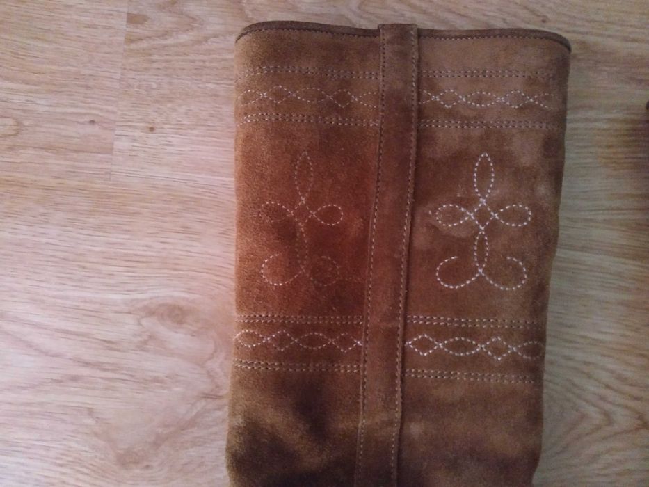 Botas em camurça e pele n'35 ( Seaside)