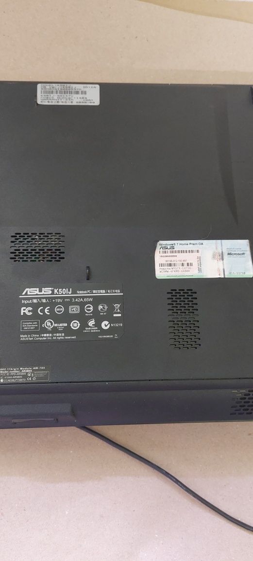 Laptop Asus k50ij