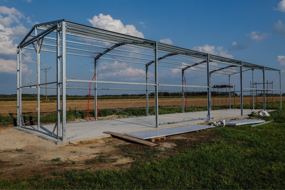 Konstrukcja Stalowa 6x25 m | Hala/Wiata Rolnicza na zgłoszenie