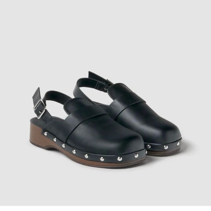 Сабо туфли zara  натуральна шкіра
