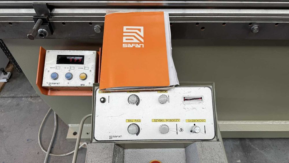 Prasa krawędziowa zaginarka giętarka krawędziarka SAFAN 110t x 3100mm