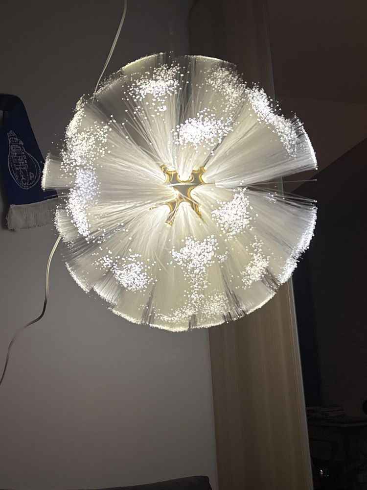 Oświetlenie, Ikea kula zeświatłowodami