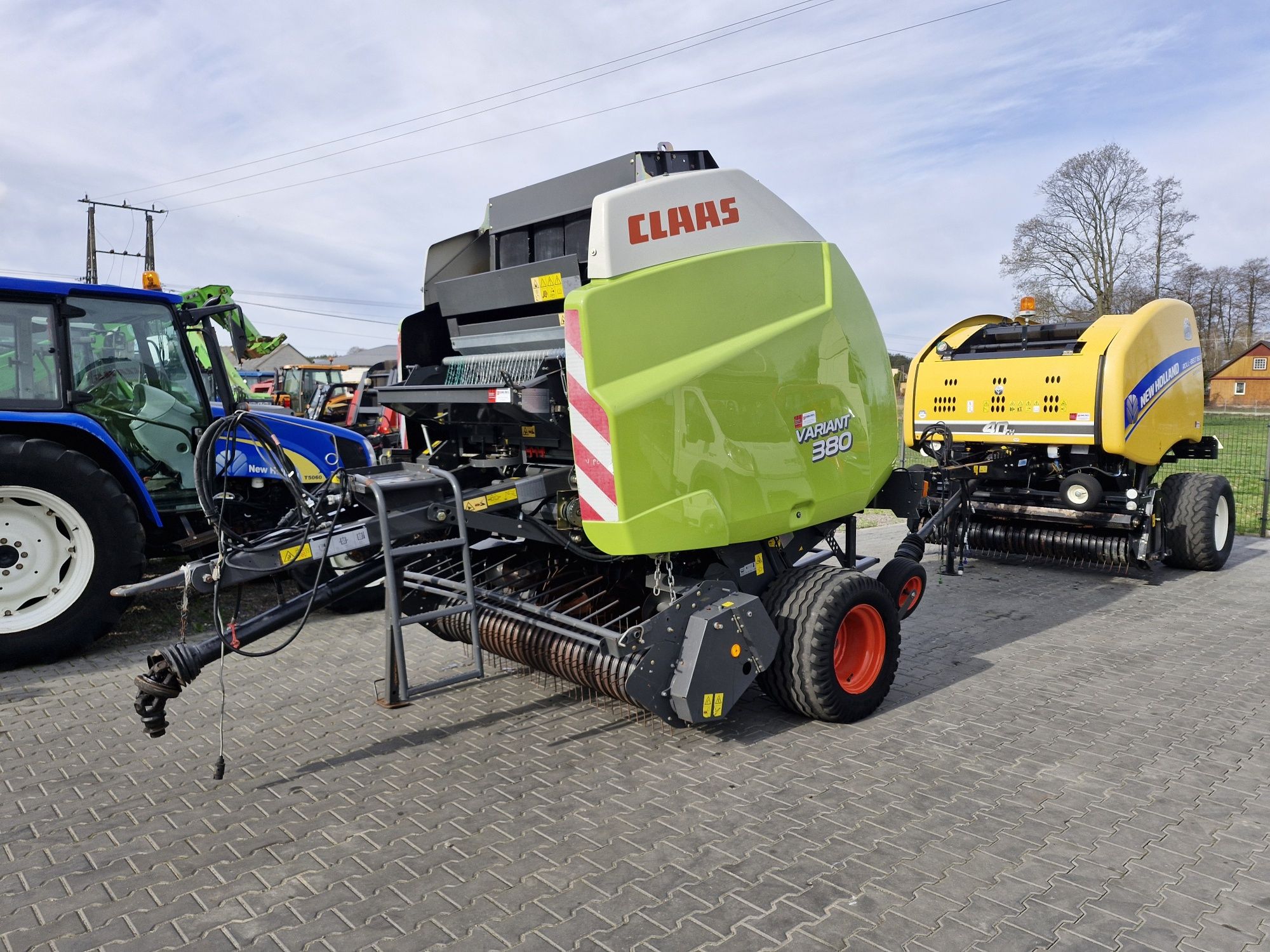 Prasa rolująca Claas Variant 380 Siatka Sznurek Rotor