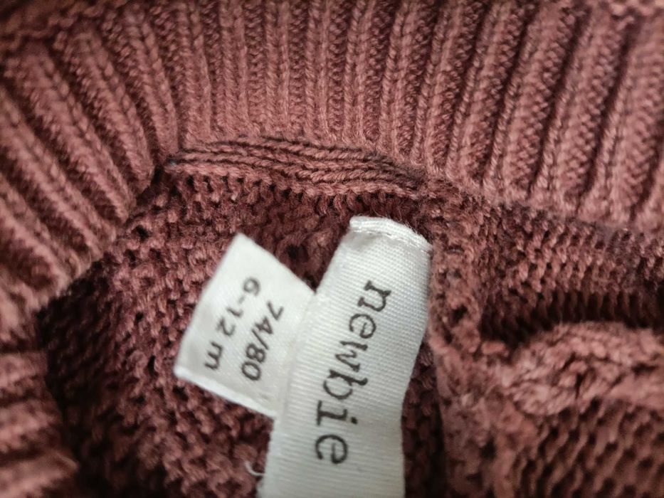 Poncho dla dziewczynki newbie r74-80cm