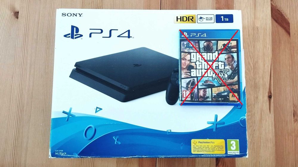 OPORTUNIDADE - PlayStation 4 1TB + Cabos (Nova na caixa)
