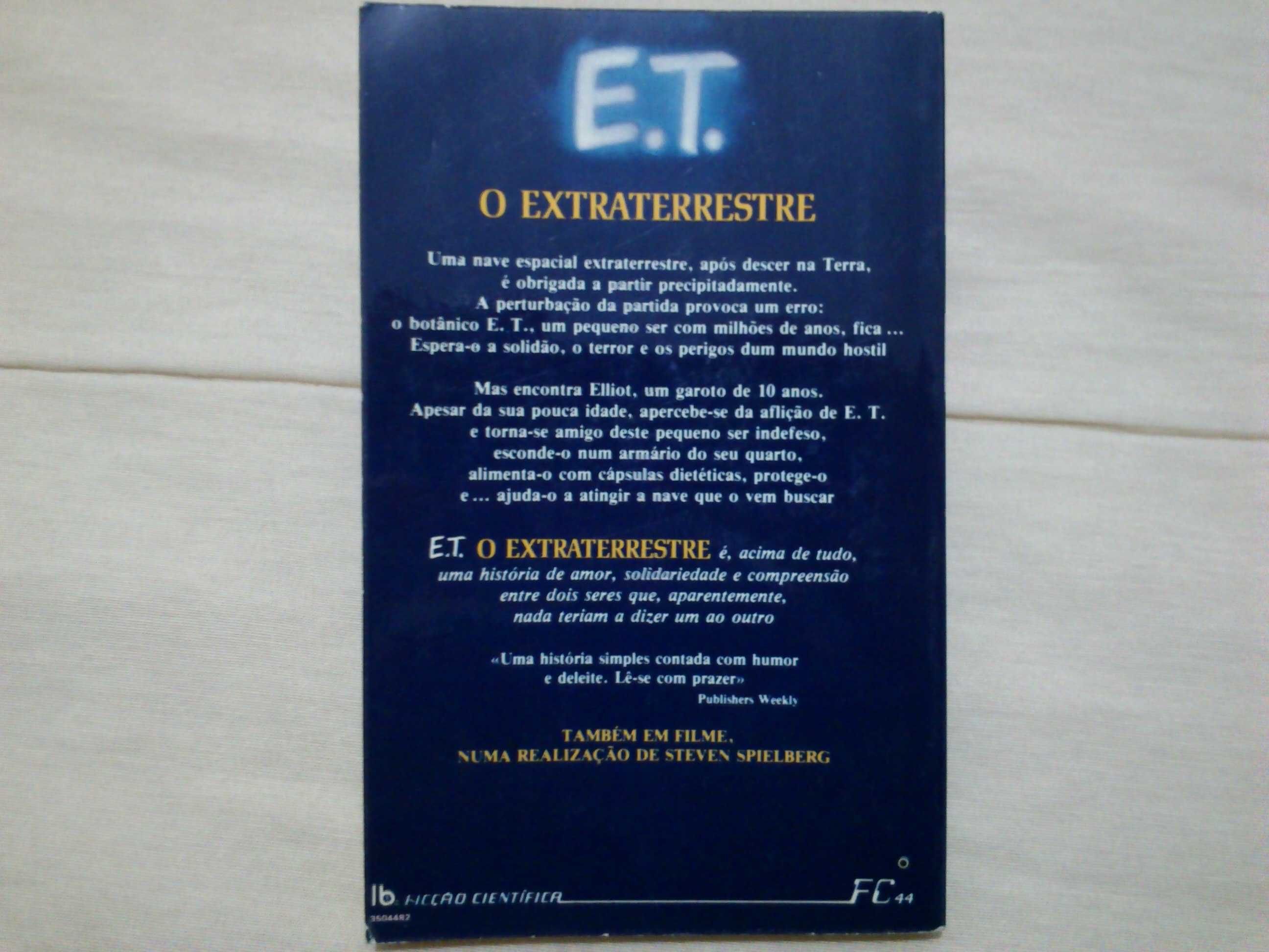 E.T. O Extraterrestre, William Kotzwinkle, editora Europa América 1982