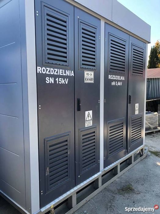 Wynajem stacja transformatorowa rozdzielnia 250 - 630 kVA tymczasowa