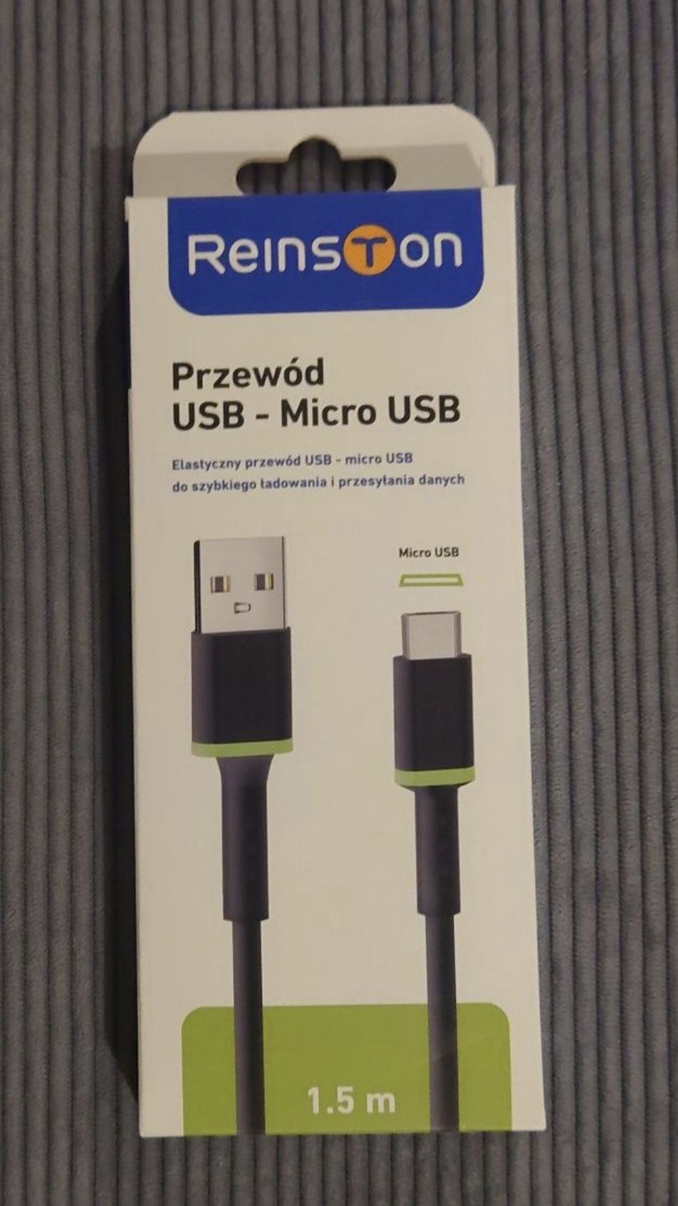 kabel USB - micro USB Reinston 1,5 m