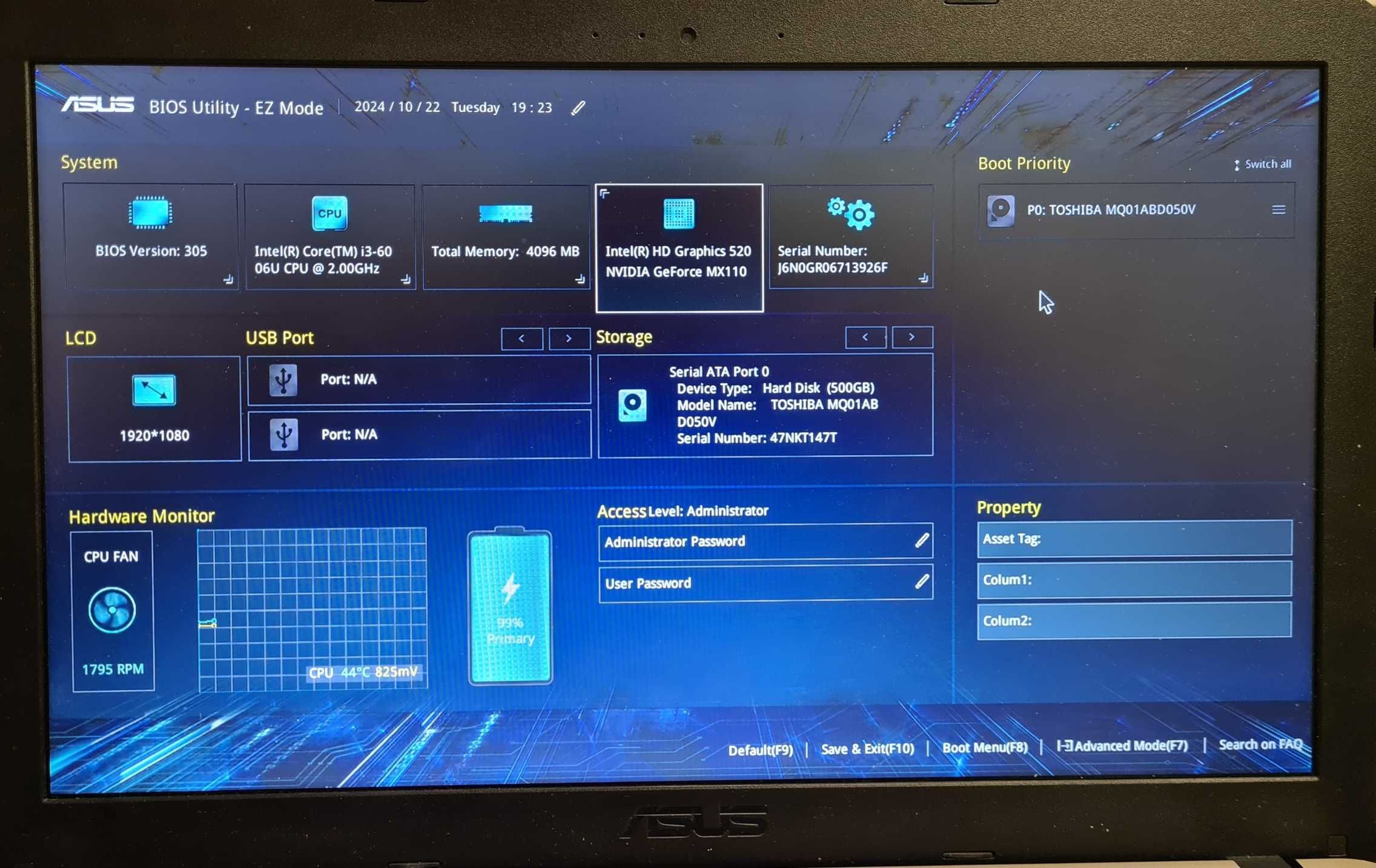 Ноутбук Asus VivoBook 15 X540UB-DM022 (не працює HDD)