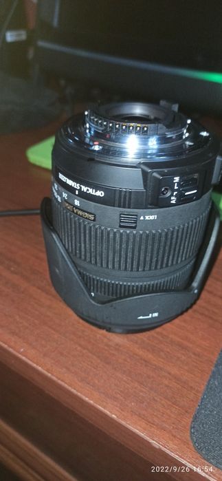 Sigma 18-125 1/3.5-5.6 VR, бленда, кришки