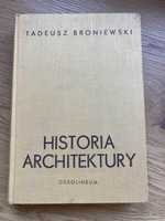 Historia architektury - Tadeusz Broniewski