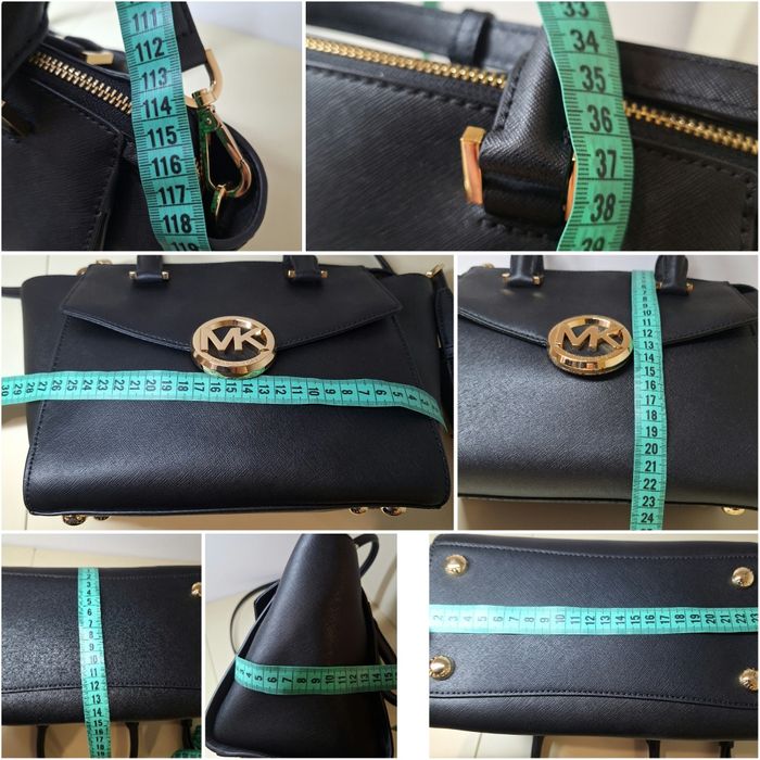 Сумка сетчел Michael Kors Hudson medium тоут крос боді натуральна шкір