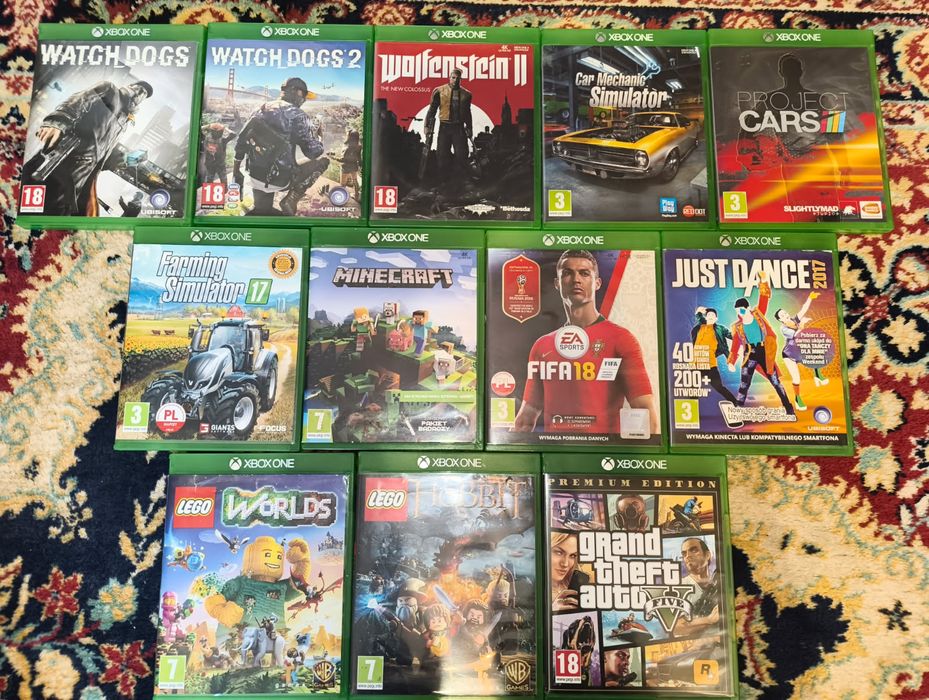 X box one plus 12 gier