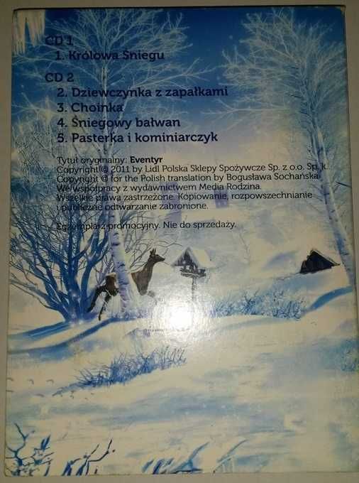 Baśnie Andersena Królowa Śniegu Dziewczynka z zapałkami  audiobook