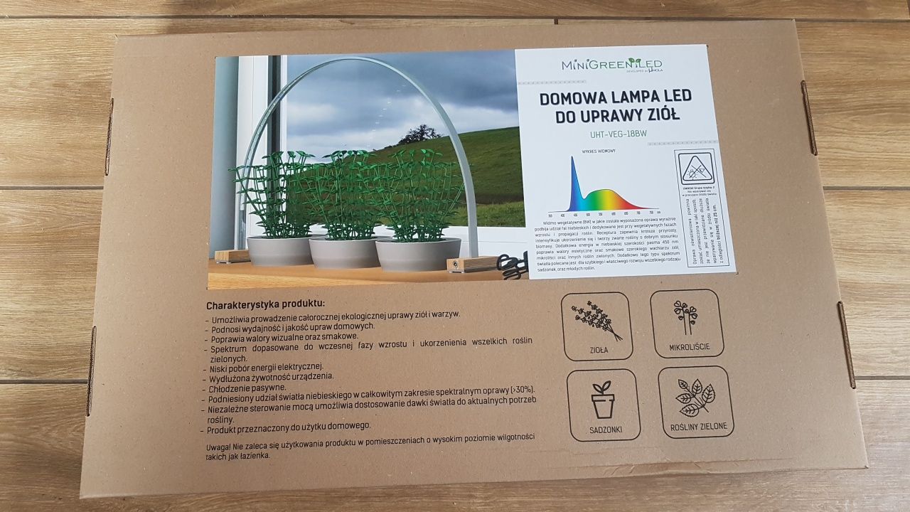 Lampa łukowa do roślin doświetlająca Lustan