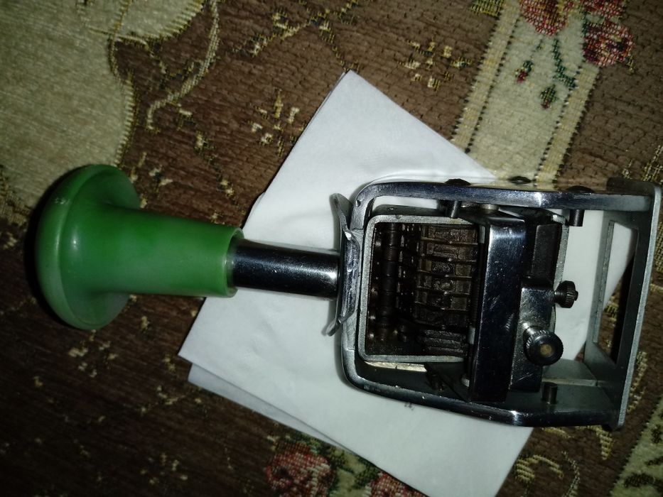 Stempel Datownik Numerator z PRL