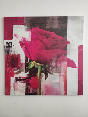 Obraz Róża Glamour  90 na 90 cm