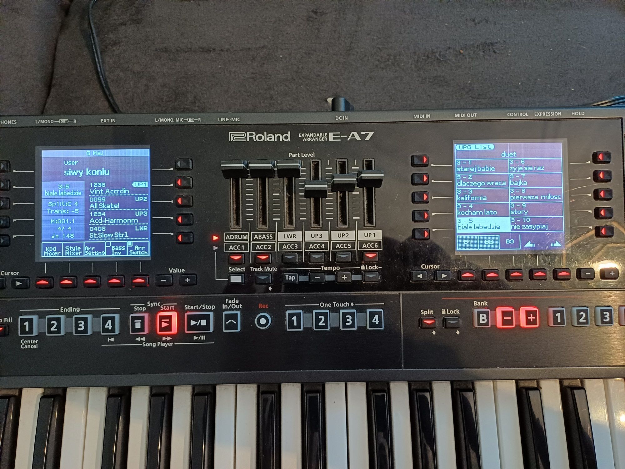 Roland EA7 keyboard klawisz organy