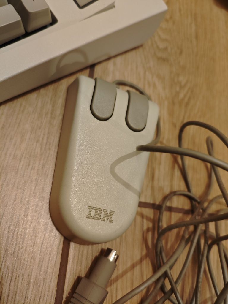 Klawiatura ibm model m + mysz ibm