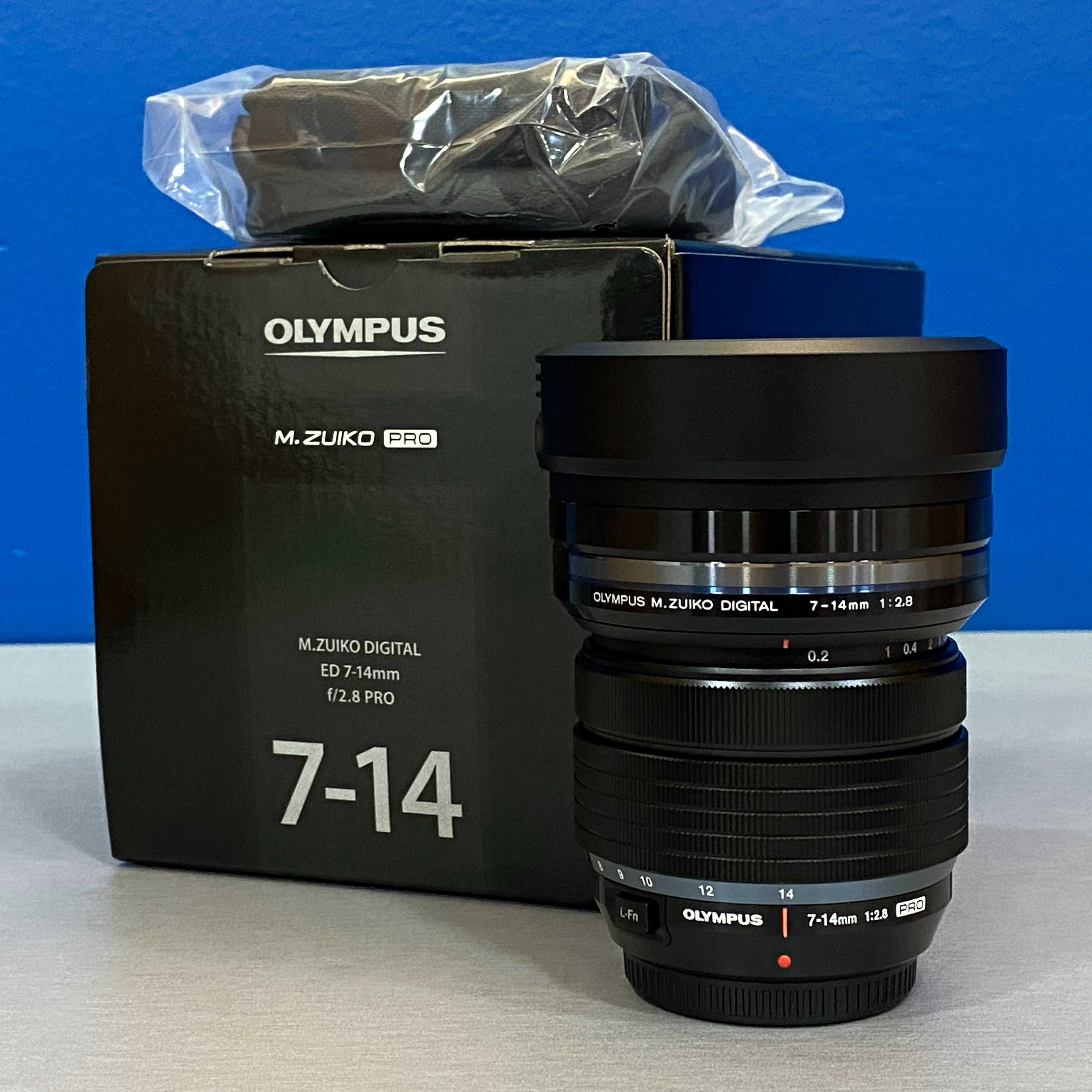 Olympus M.Zuiko Digital 7-14mm f/2.8 PRO (NOVA - 3 ANOS DE GARANTIA)