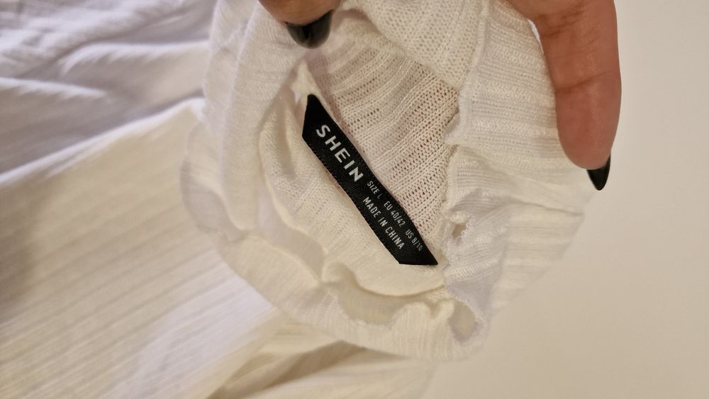 Camisola de gola alta - Shein